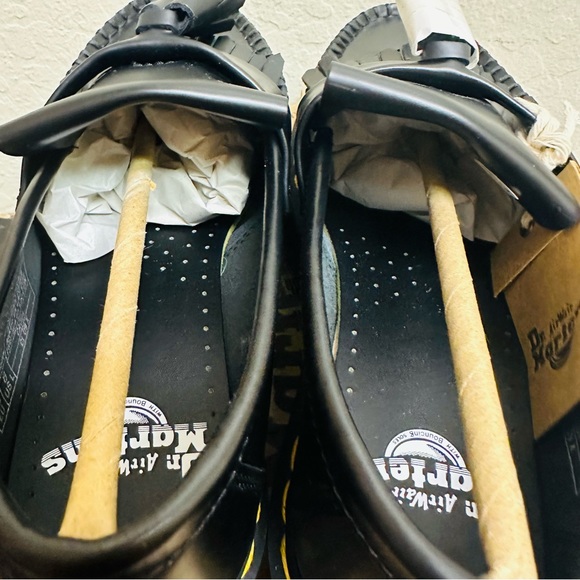 dr martens ADRIAN LEATHER PLATFORM TASSEL LOAFERS - Picture 3 of 10